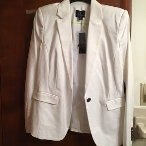Brand new, white blazer